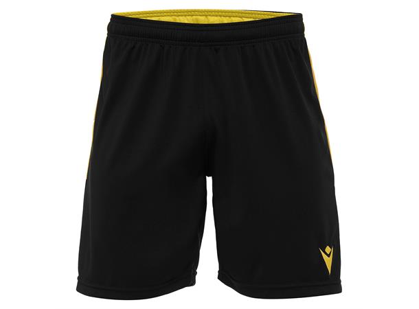 Tempel Match Day Short BLK/YEL S Teknisk kampshorts - Unisex 