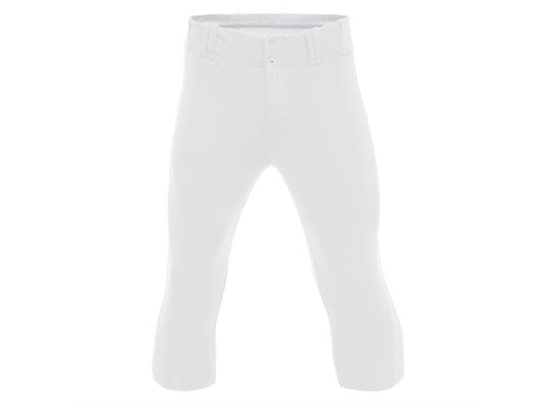 Rise 3/4 Softball Womans Pant WHT M Teknisk softballbukse til dame 