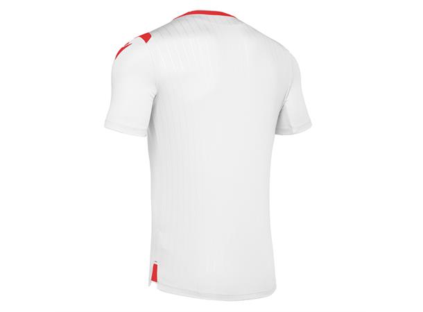 Alhena Shirt Shortsleeve WHT/RED S Utgående modell 
