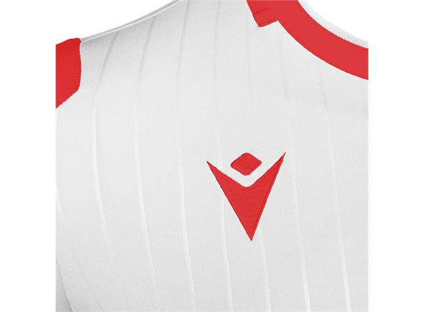 Alhena Shirt Shortsleeve WHT/RED S Utgående modell 