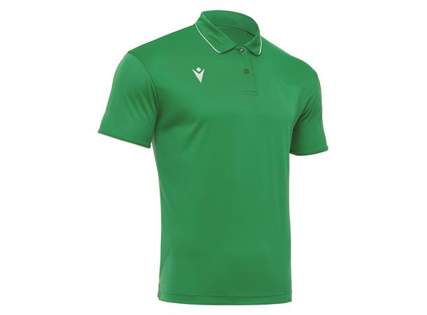 Draco Hero Polo GRN/WHT S Poloskjorte i elastisk stoff 