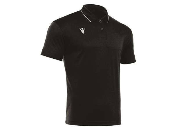 Draco Hero Polo BLK/WHT 5XL Poloskjorte i elastisk stoff 