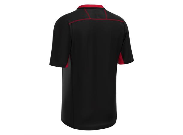 Alabaster shirt BLK/RED XXL Teknisk kamp og treningsdrakt - Unisex 