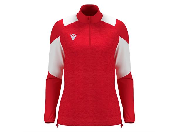 Chantico 1/4 Zip Top Wmn RED/WHT S Teknisk treningsgenser til dame 