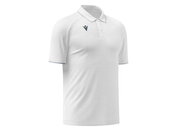 Aulos Polo WHT/SLV XXL Teknisk poloskjorte - Unisex 