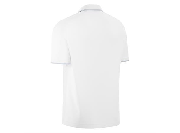 Aulos Polo WHT/SLV XXL Teknisk poloskjorte - Unisex 