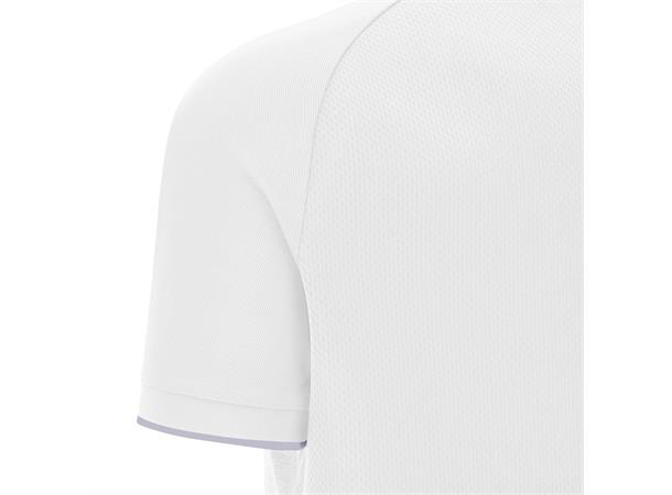 Aulos Polo WHT/SLV XXL Teknisk poloskjorte - Unisex 