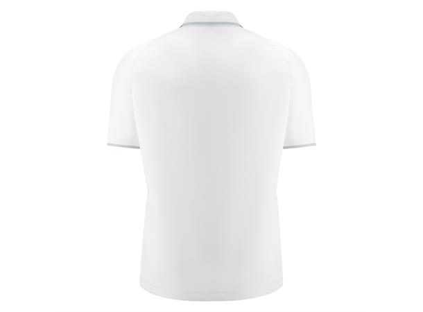 Aulos Polo WHT/SLV XXL Teknisk poloskjorte - Unisex 
