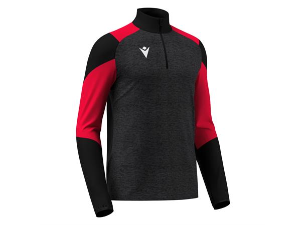 Izel Training 1/4 Zip Top BLK/RED M Teknisk treningsgenser - Unisex 