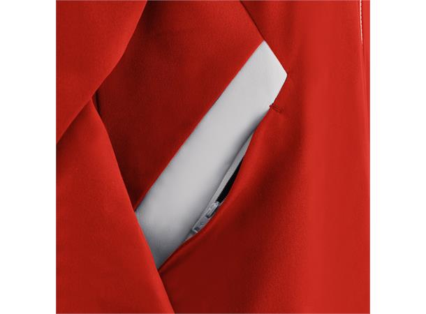 Bastet Full Zip Hoody W RED/WHT L Teknisk hettejakke til dame 